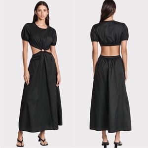 STAUD Black Maxi Dress